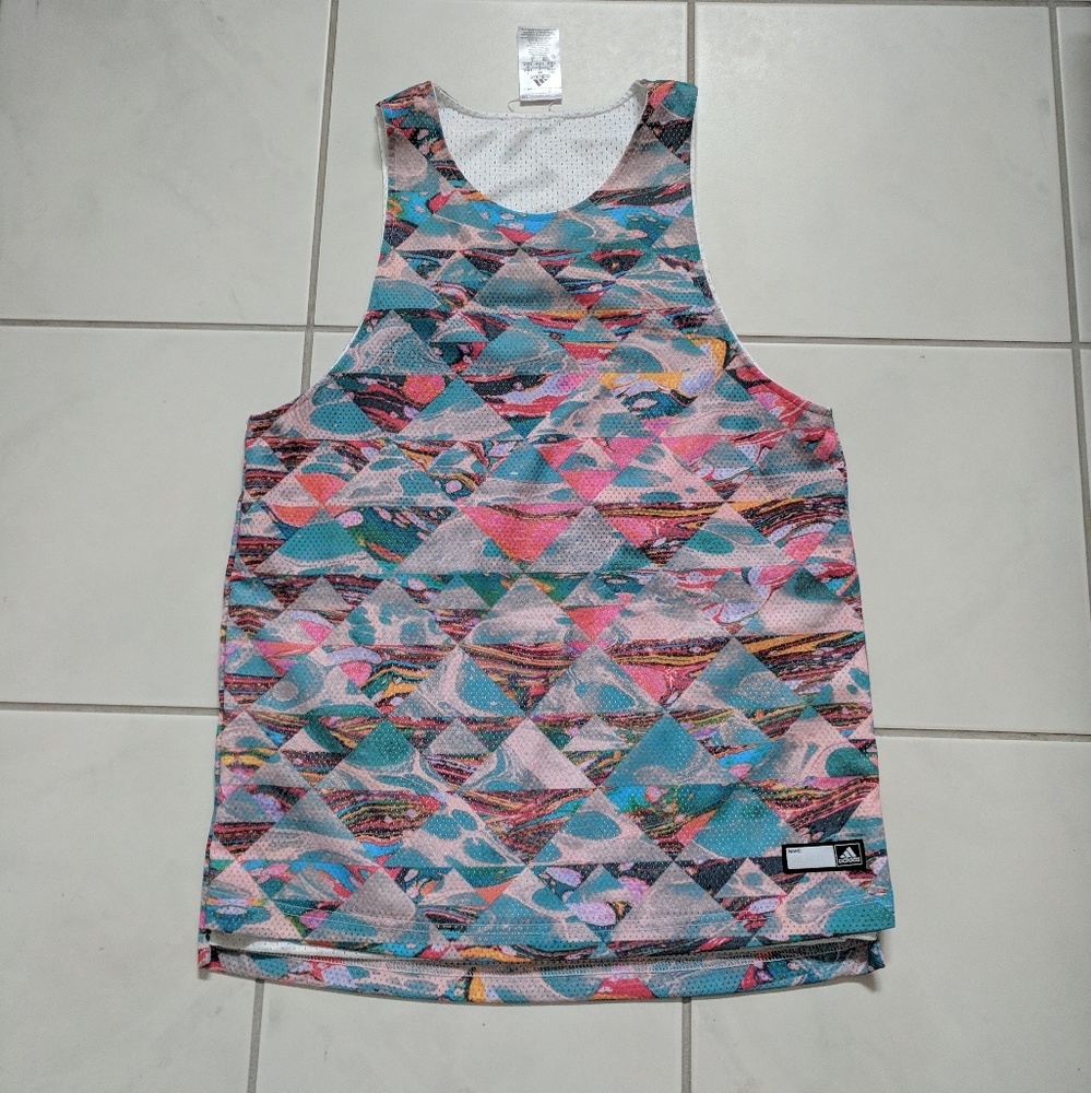 Patterned Reversible Basketball Tank - image 2